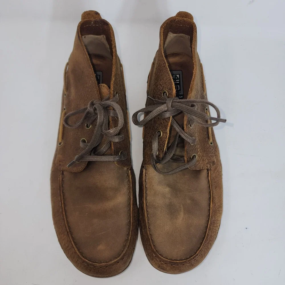 Ariat Spitfire Leather Chukka Boots 12D Brown Moc Toe 4LR Cushioning